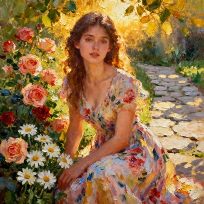 Acrylic impasto preview