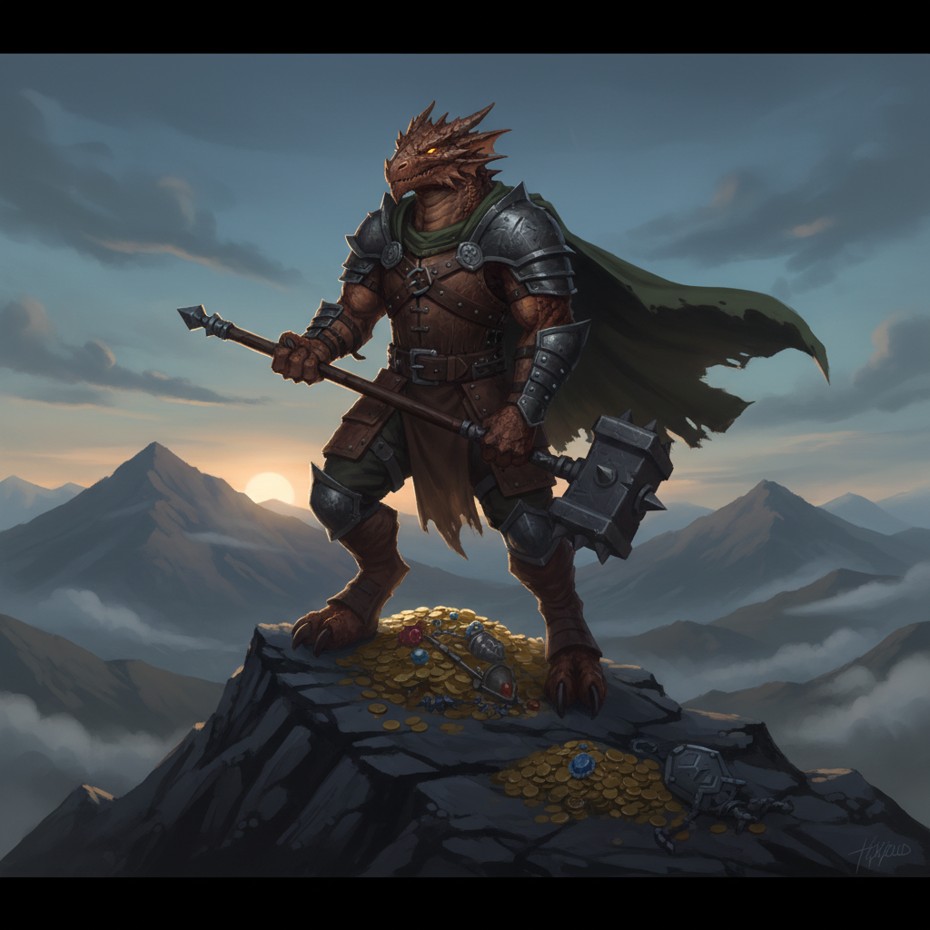 Skjold, Fjellreveren portrait